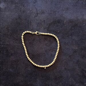 Elegant Silver Beaded Bracelet